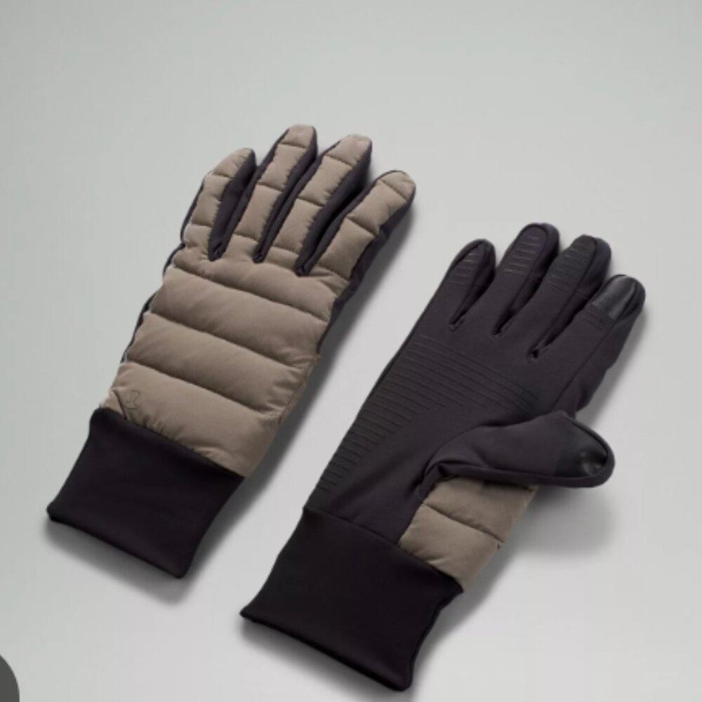 New Lululemon navigation down gloves - s/m